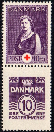 Danmark Afa: 252+266 - Dr. Alexandrine+Bølgelinje **