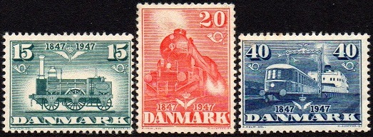 Danmark Afa: 302-04 - DSB 100 år **