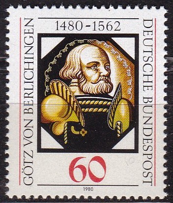 BRD 1980. Michel # 1035. Götz von Berlichingen.. Postfriskt merke