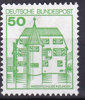 BRD 1980. Michel # 1038. Bygninger 40 pf. Postfriskt merke