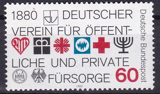 BRD 1980. Michel # 1044. Velferd. Postfriskt merke