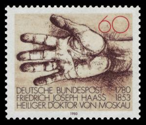 BRD 1980. Michel # 1056. Friedrich Joseph Haass. Postfriskt merke