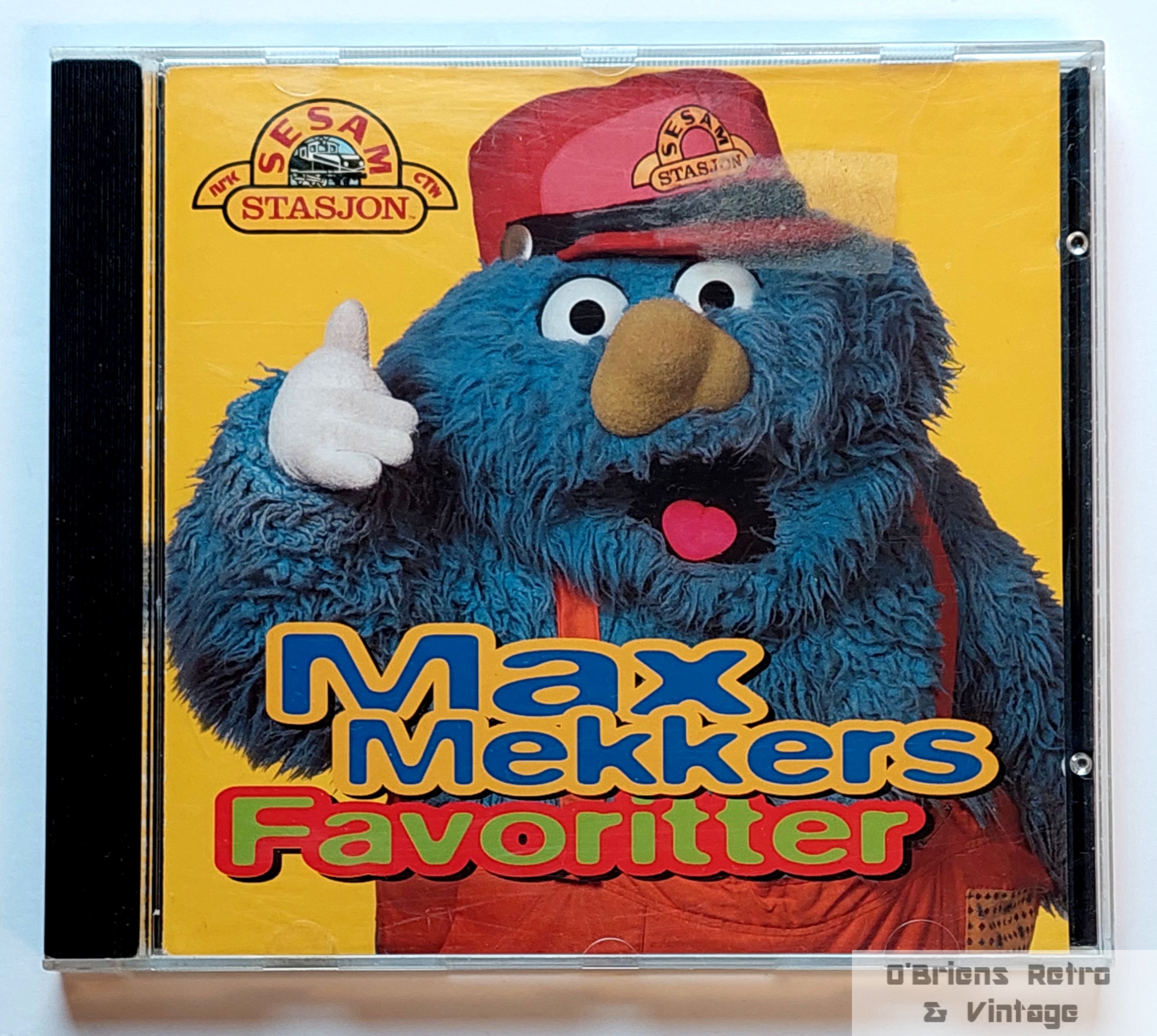 Sesam Stasjon - Max Mekkers Favoritter - CD 1996 - Norsk barneklassiker!