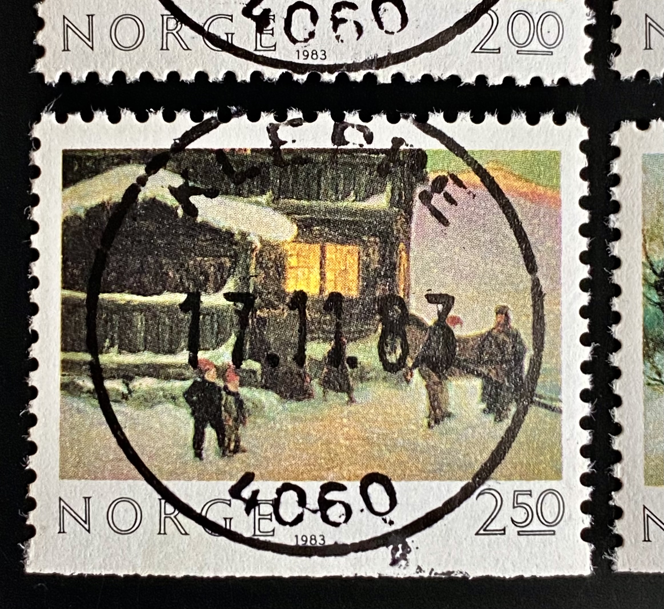 NK 942-943 Bø og Bn Stemplet Kleppe 1.dag