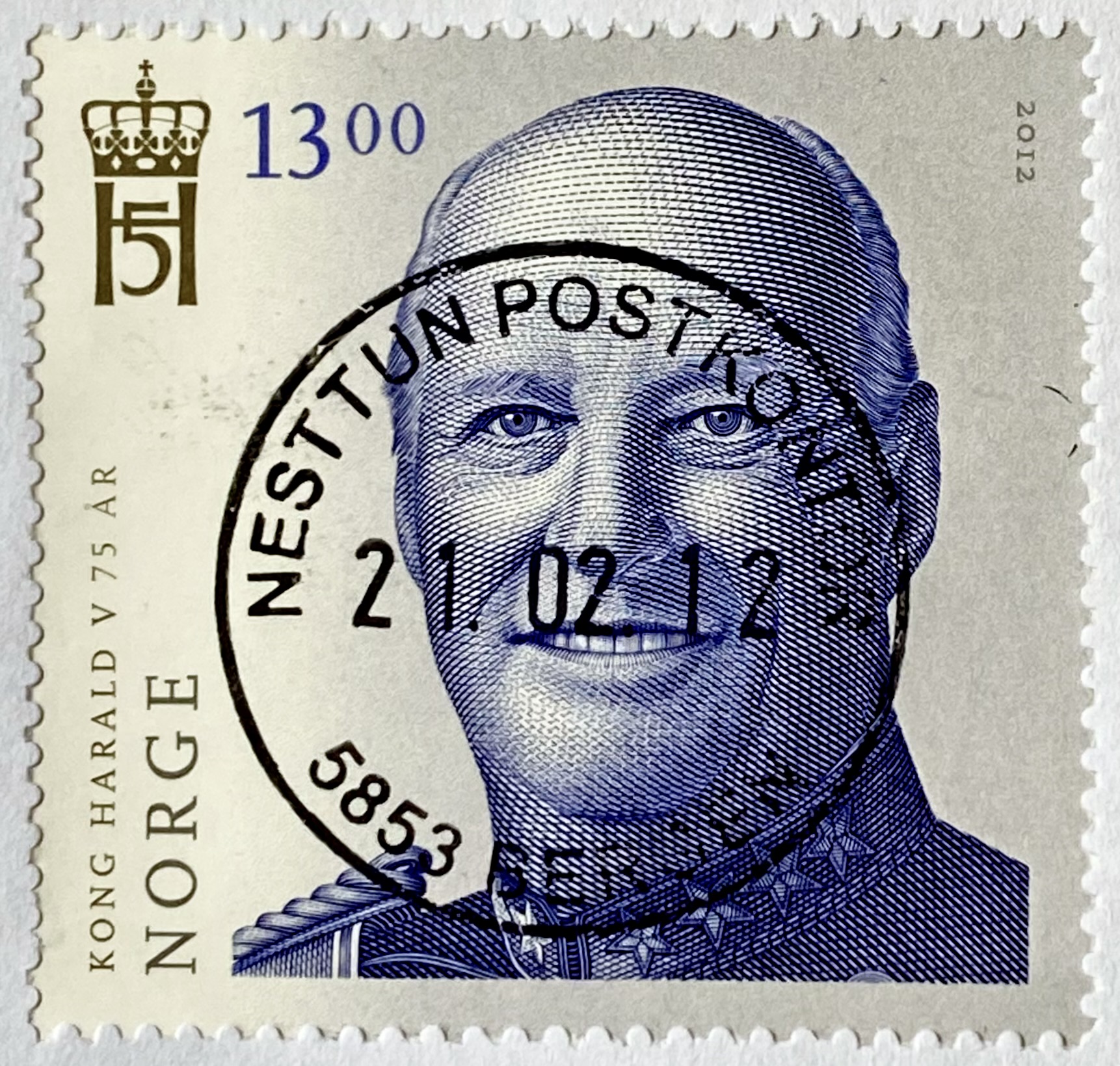NK 1808-1809 Nesttun Postkontor 1.dag