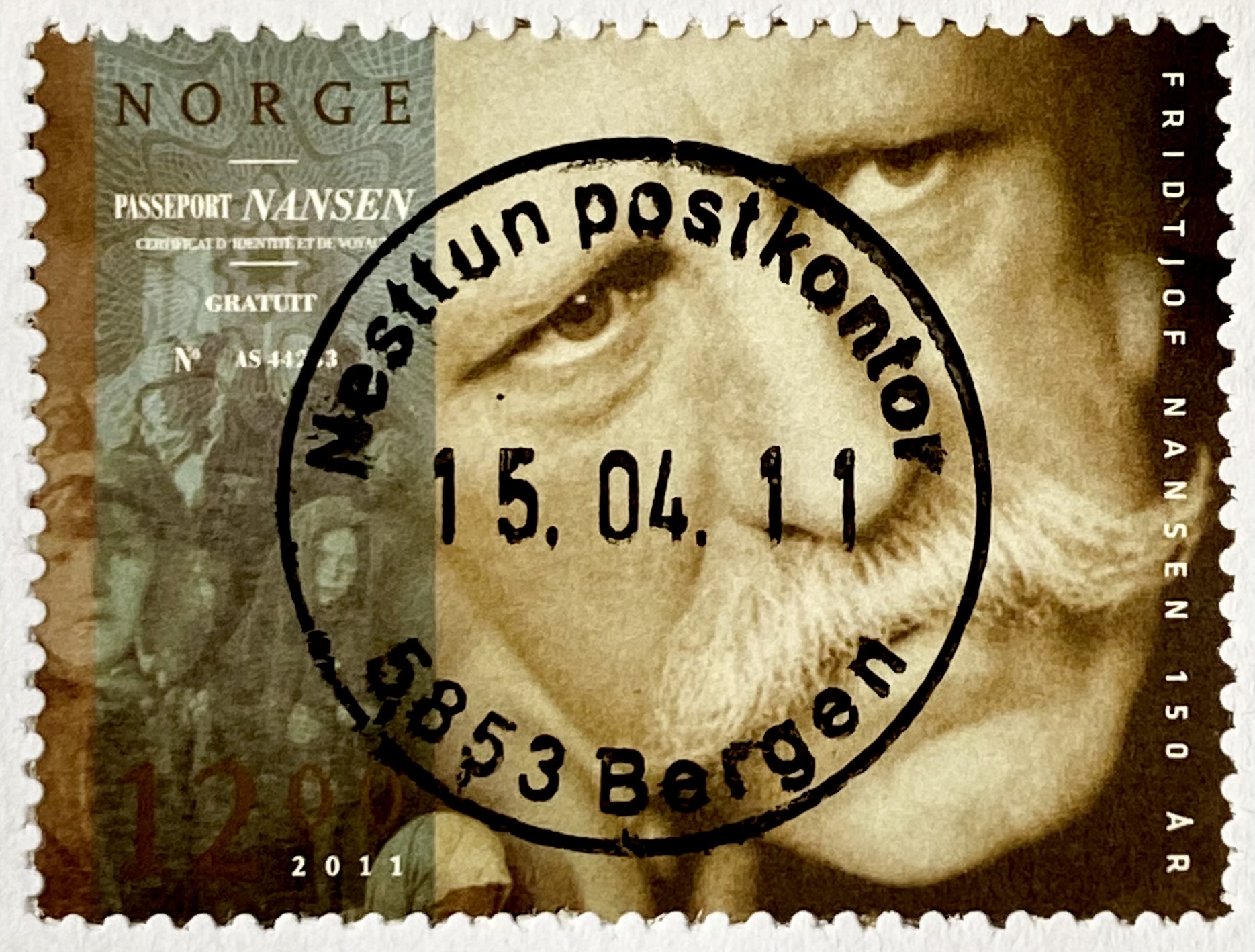 NK 1782 Nesttun Postkontor 1.dag
