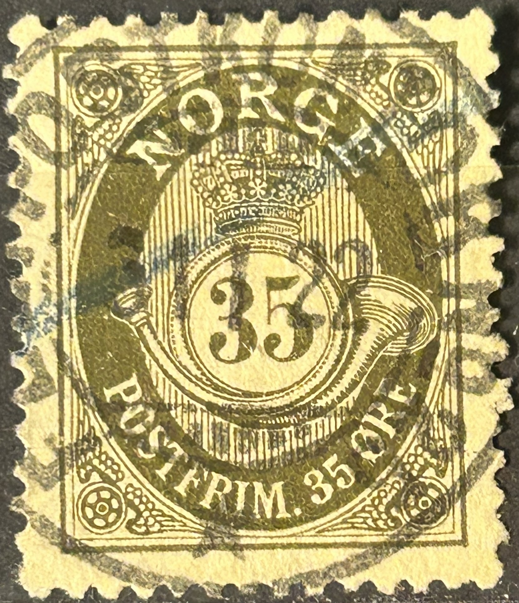 NK 106. PRAKT=FELTPOSTKONTOR NO.25= (SAUDE I RYFYLKE)
