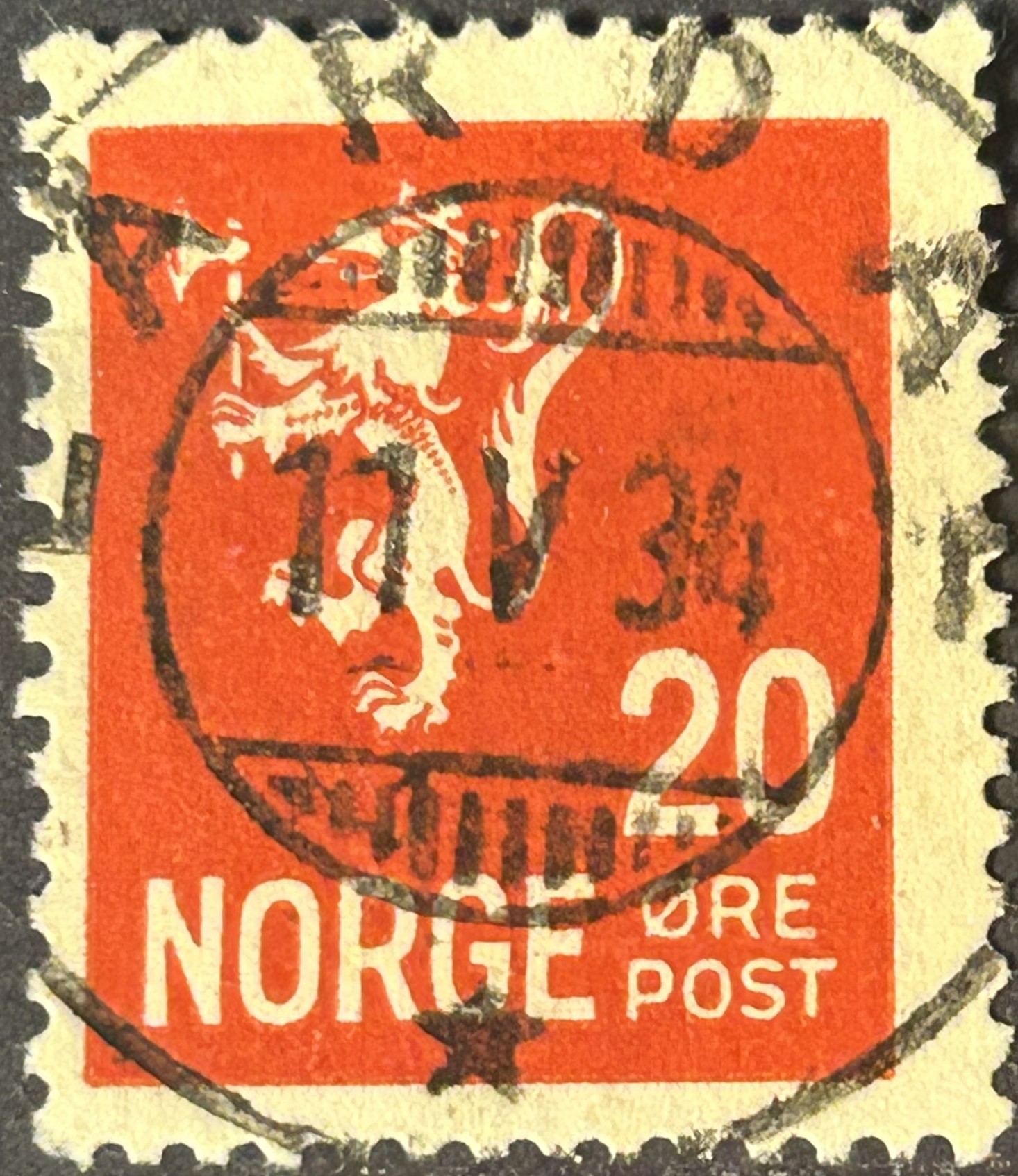 NK 145. PRAKT=LÅRDAL 11 V 34=