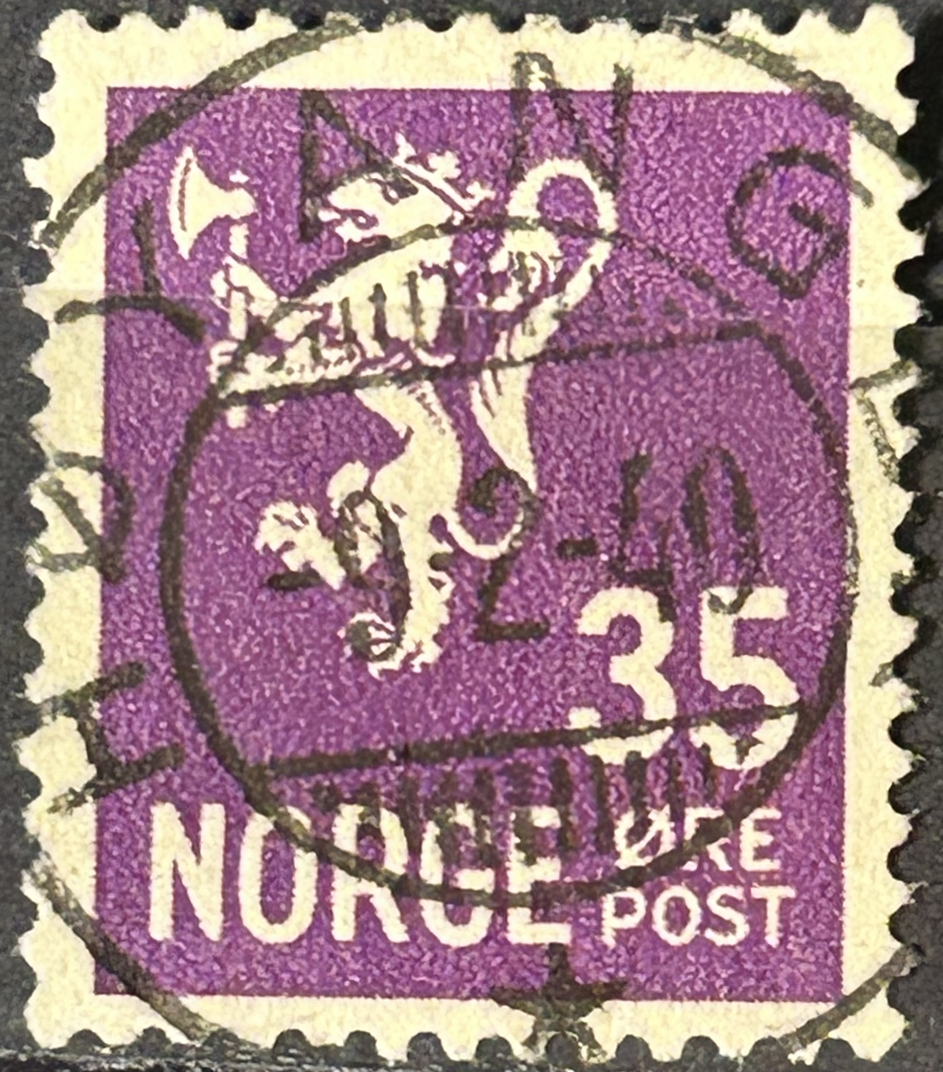 NK 208. PRAKT=HØYANGER 9-2-40=