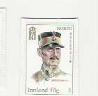 KONG HAAKON  VII KLIPP U/STEMPEL
