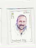 KRONPRINS HAAKON KLIPP U/STEMPEL
