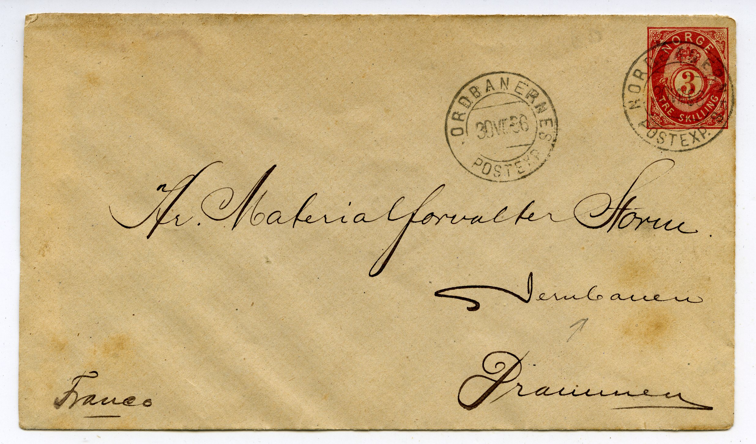 Nordbanerens Postexp. Helsak. nor44