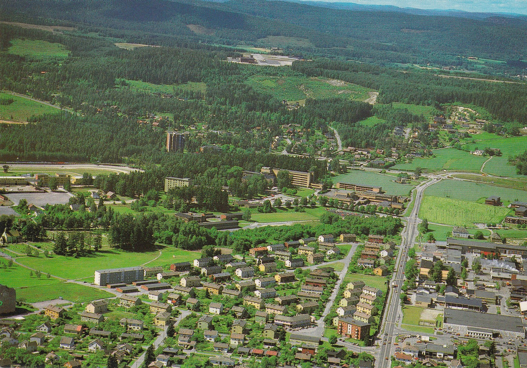 Skien.  Parti fra Gjemsø.  Nordahl 1940