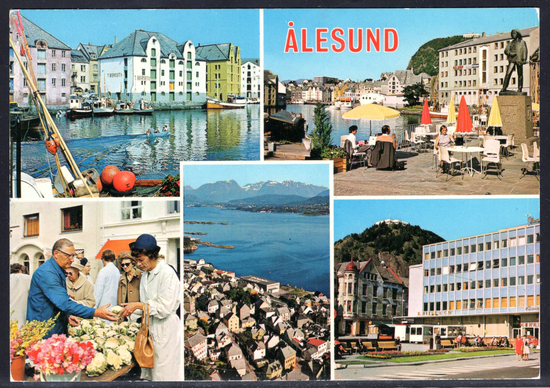 Ålesund 5 bilders kort se scan
