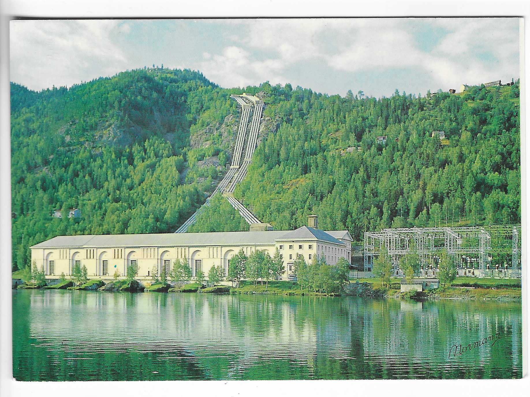 Nore I.Rødberg,Numedal.Kraftstasjon. Normann E-24-5