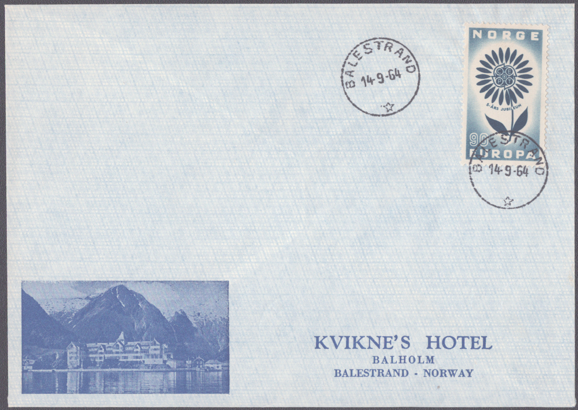 FDC 1964 NK557 Balestrand