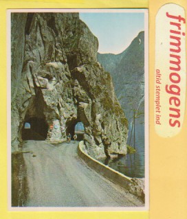 Vegen Eidsfjord-Fossli-Geilo,  Norge postkort ubrugt (48985)