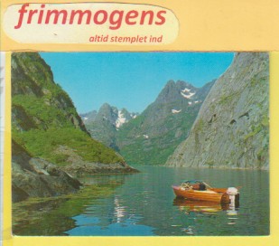 Trollfjorden,  Norge postkort brugt (48986)