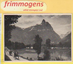 Romsdalshorn, Norge postkort brugt ¤8987)
