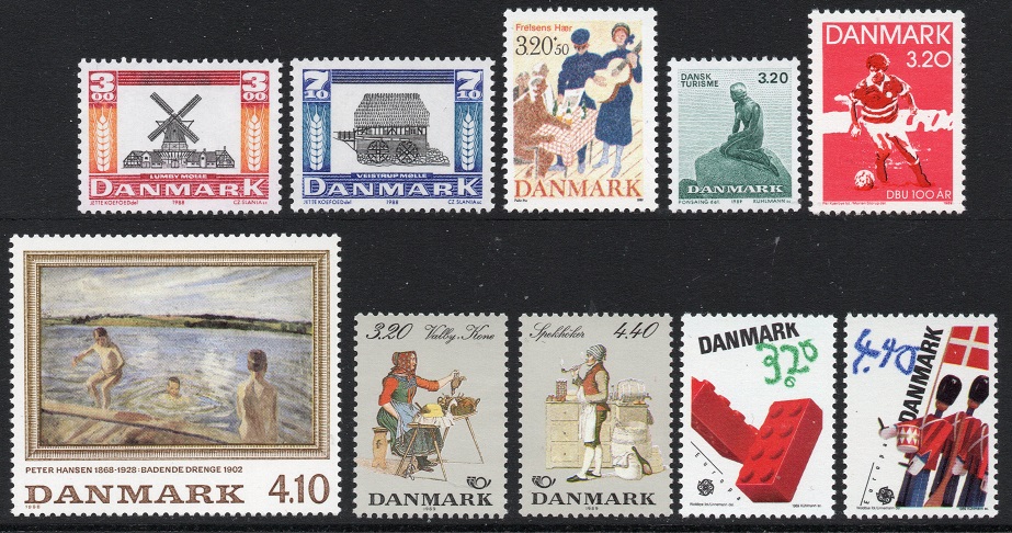 Danske merker 1988-89 **