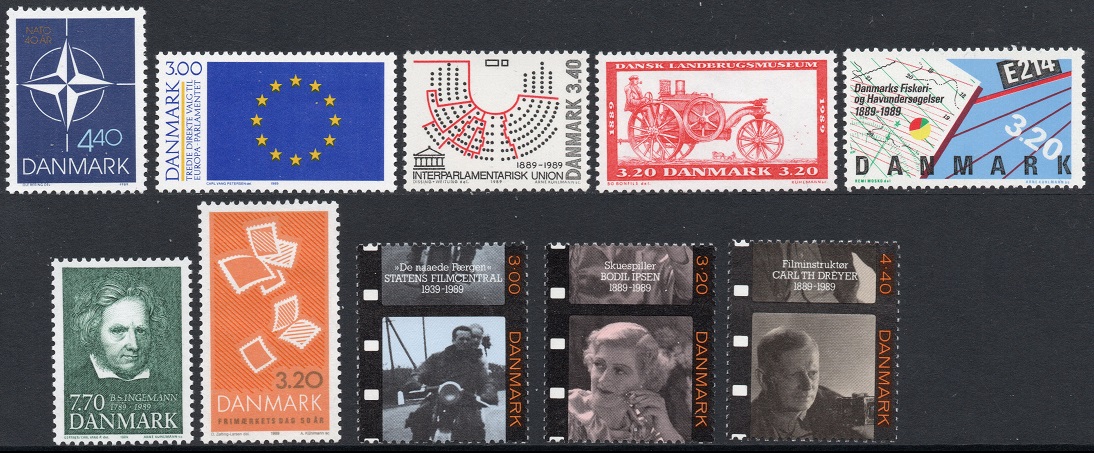 Danske merker 1989 **