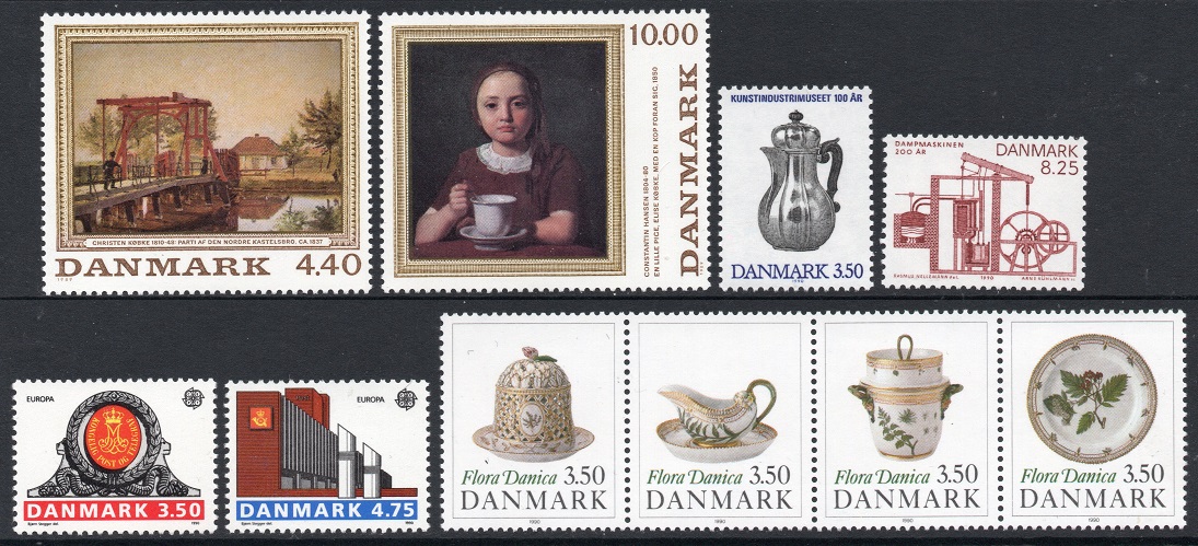 Danske merker 1989-90 **