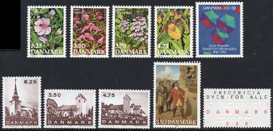Danske merker 1990 **