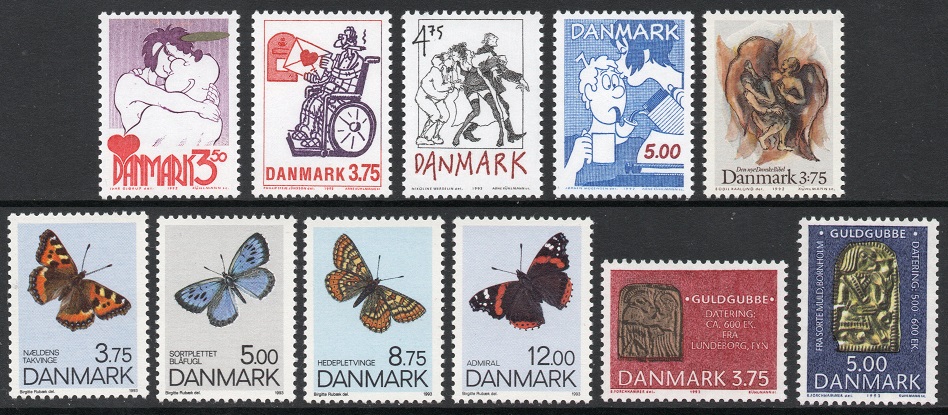Danske merker 1992-93 **