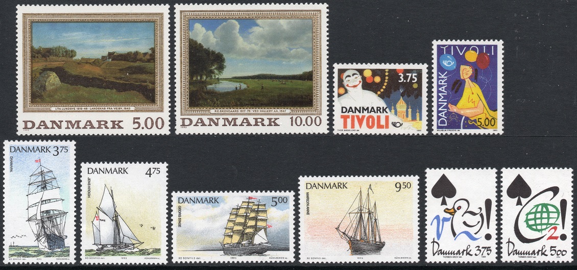 Danske merker 1992-94 **
