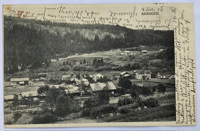 AABOGEN med jernbanestasjonen br. 1905