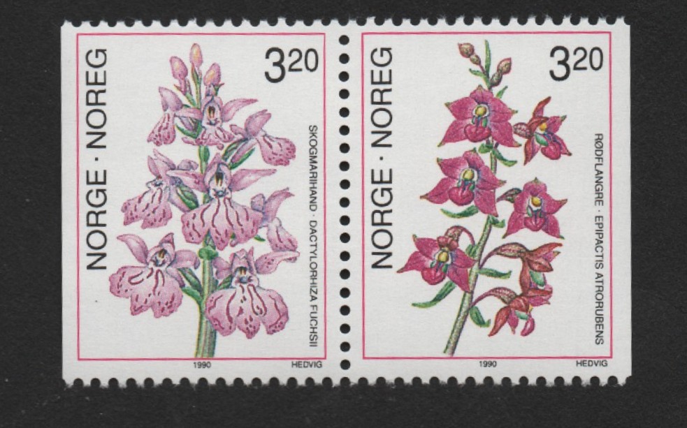 NK 1088 og 1089 horisontalt par (S 21) - postfrisk