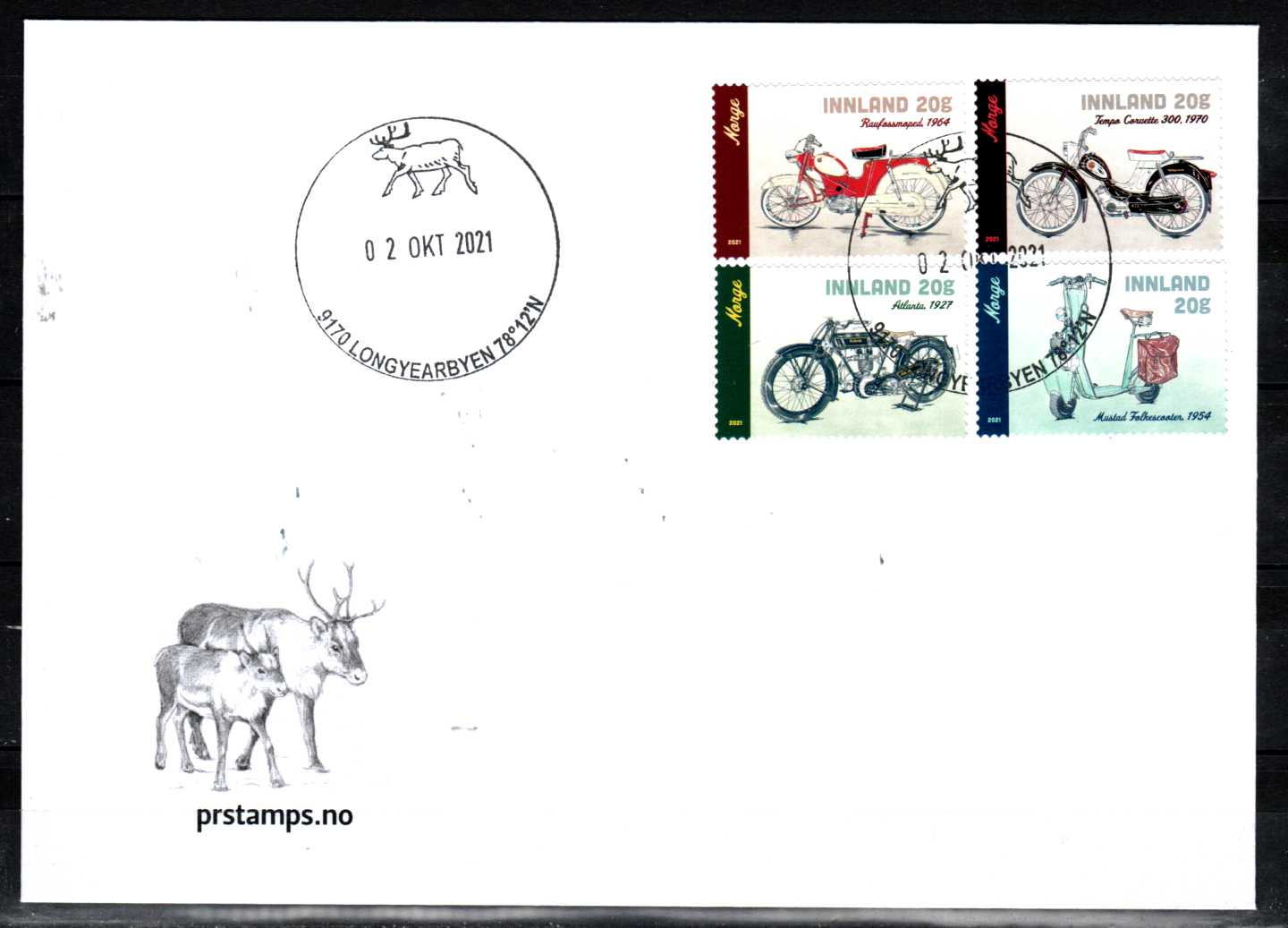 FDC HK 2060-63 stemplet Longyearbyen