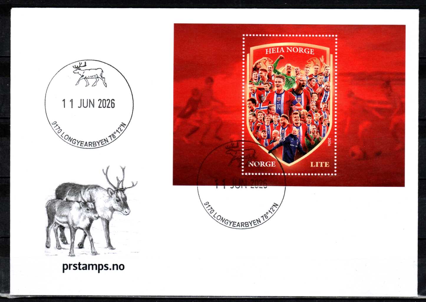 FDC HK 2170 stemplet Longyearbyen
