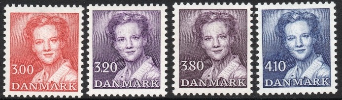 Danmark Afa: 895-98 - Dr. Margrethe II **