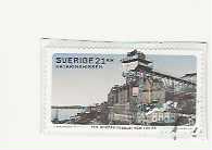 SVERIGE 21 KR. SE SKAN POSTKLIPP