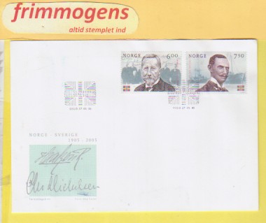 Unionsoppløsningen, , Norge FDC NK 1569-70 (49005)