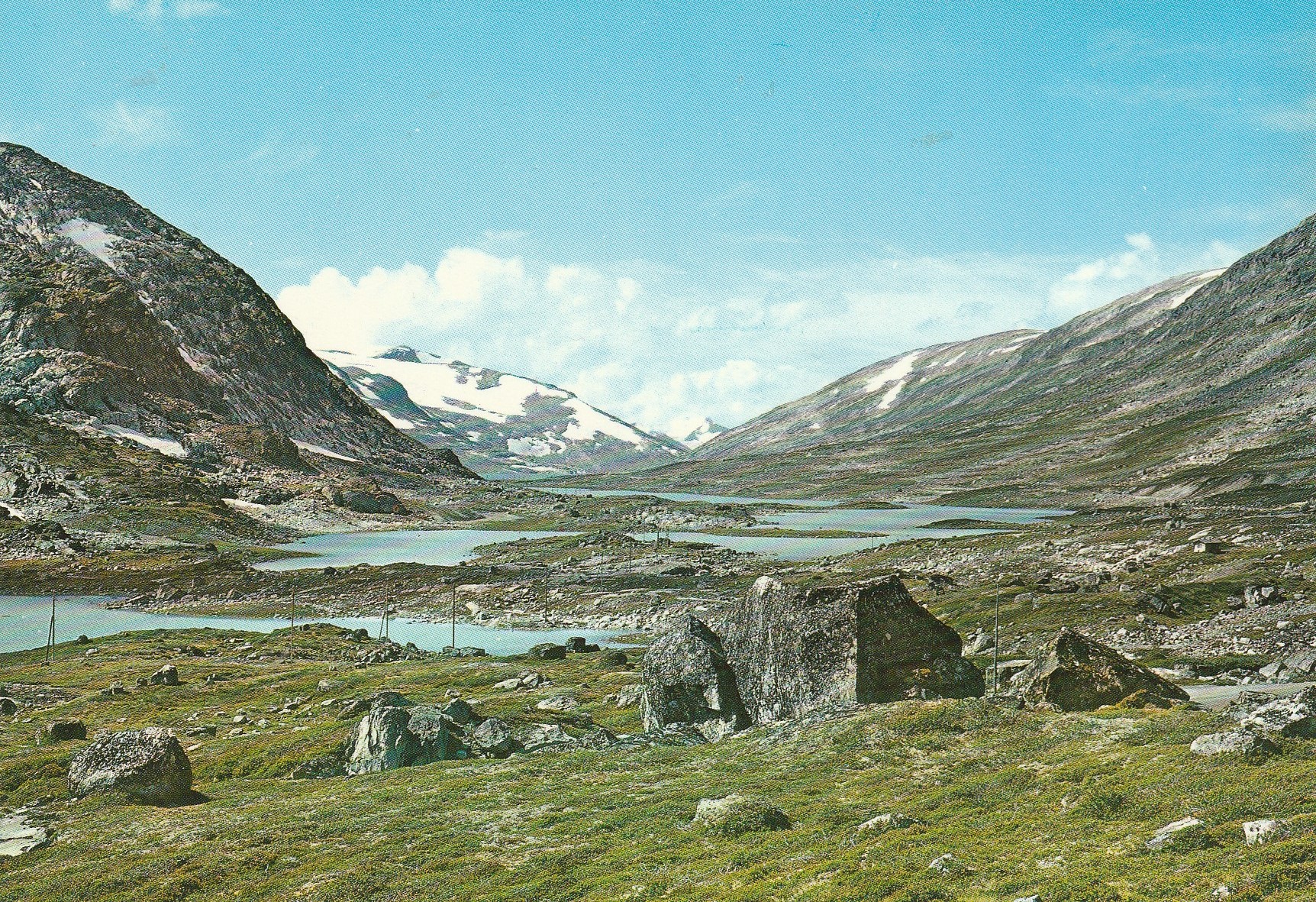 Parti fra Strynsfjellet .  Ruten Grotli - Videseter - Stryn.  Normann N-38-100