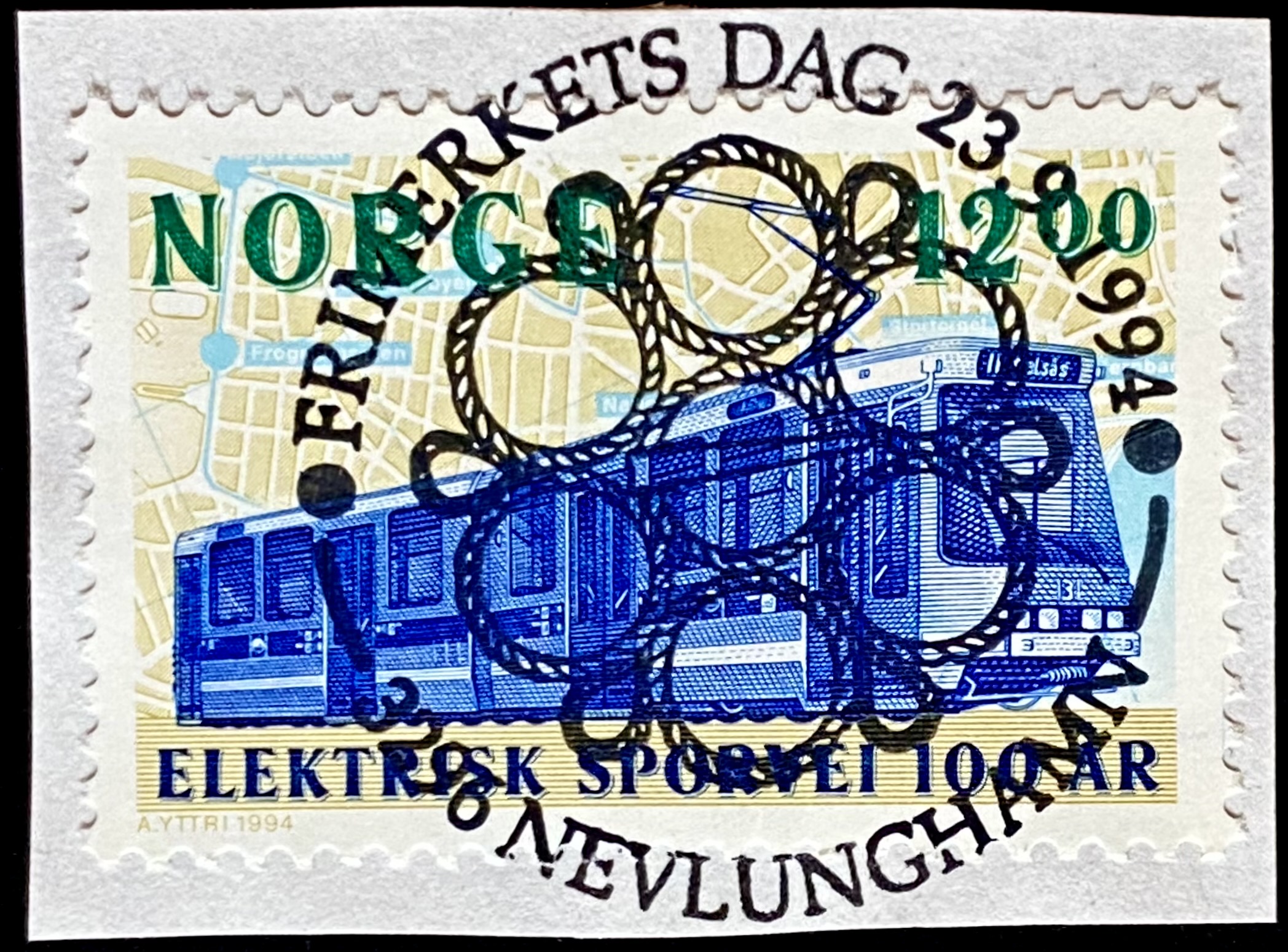 NK 1212-1213 Nevlunghamn FD-Stempel