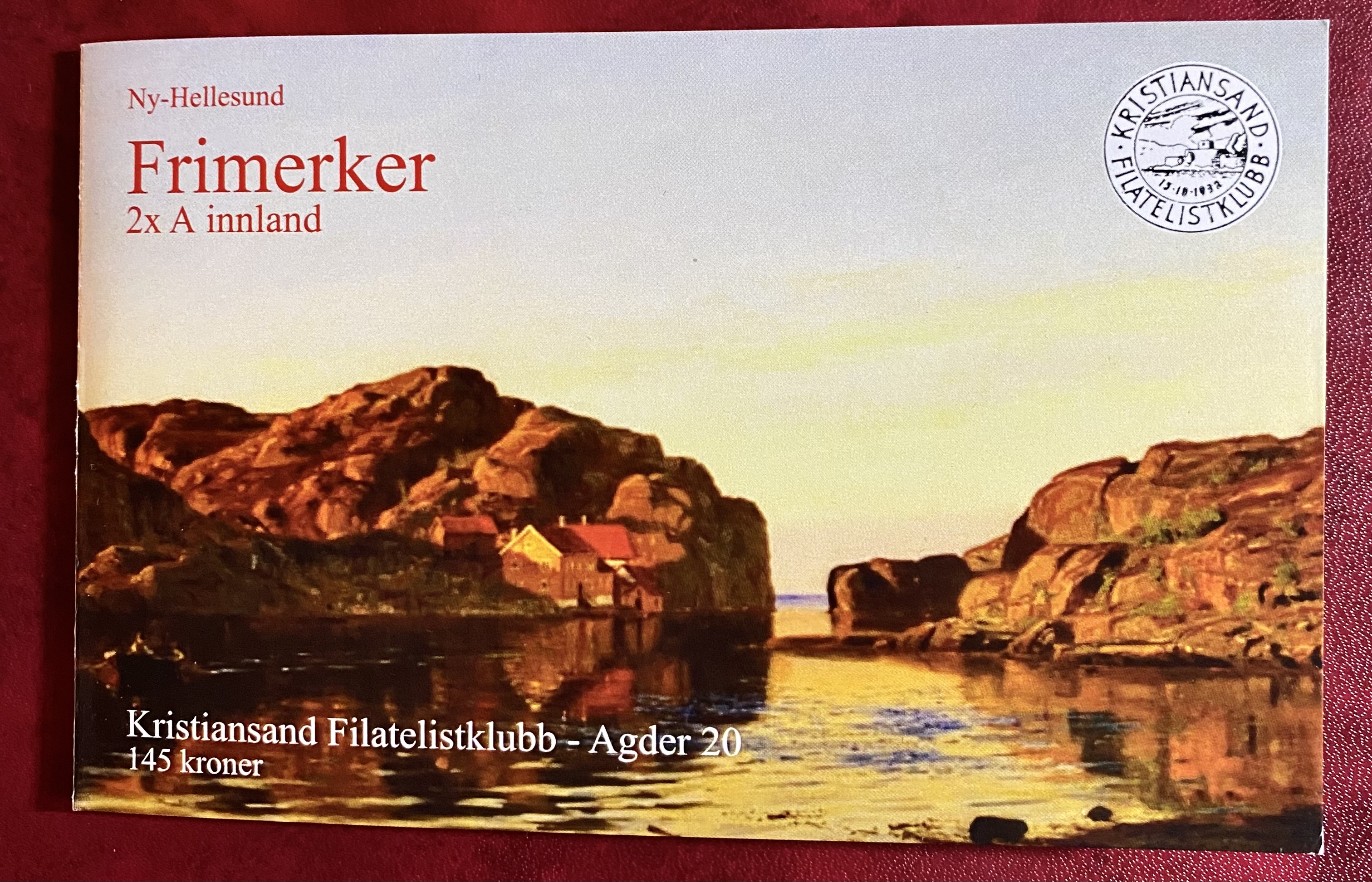 Frimerkehefte Personlig Frimerke Kristiansand FK Ny-Hellesund