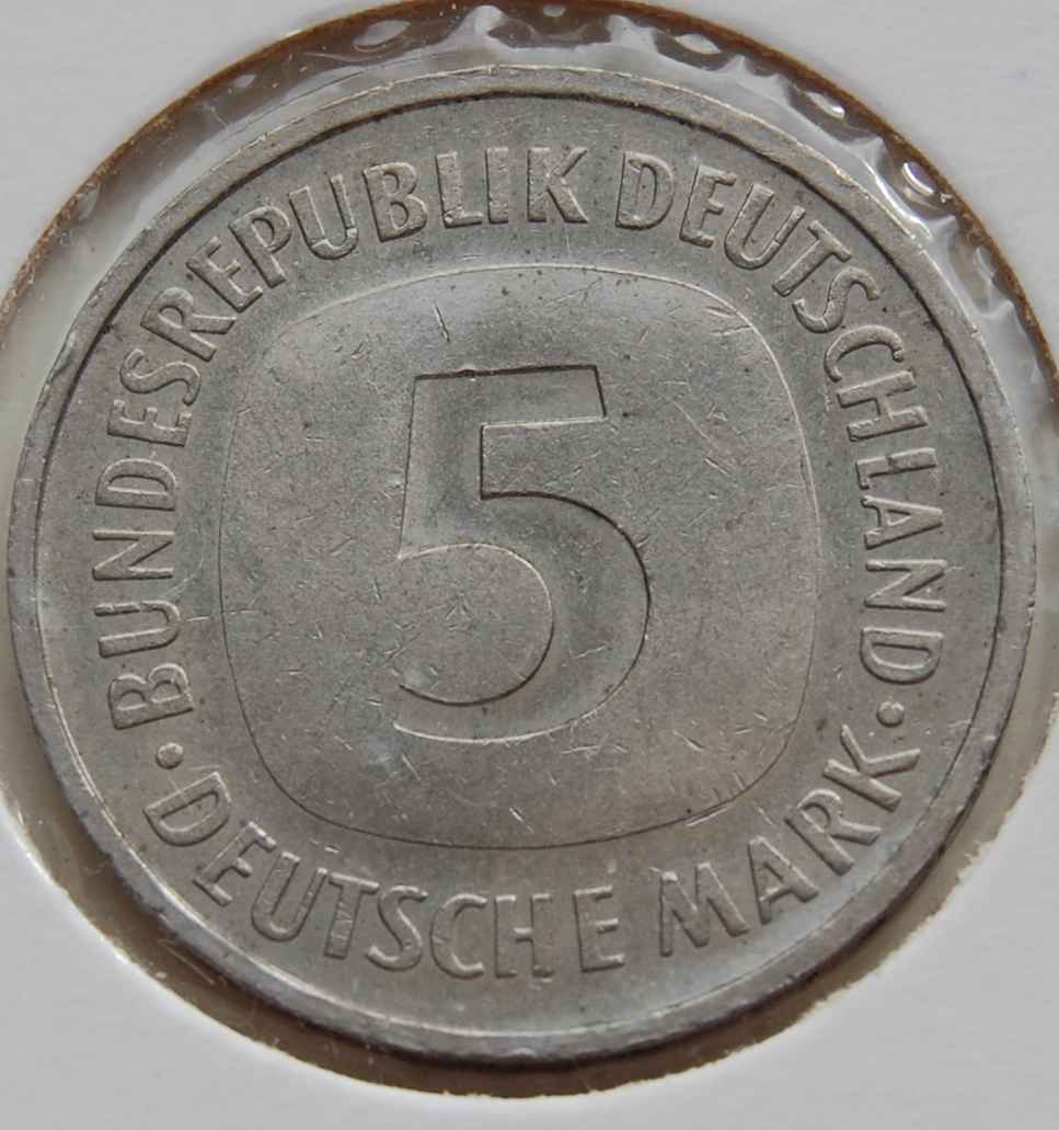 TYSKLAND. 5 MARK 1990 F