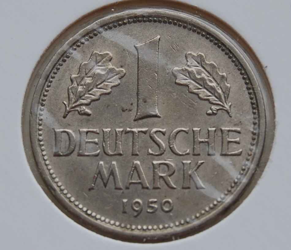 TYSKLAND. 1 MARK 1950 J