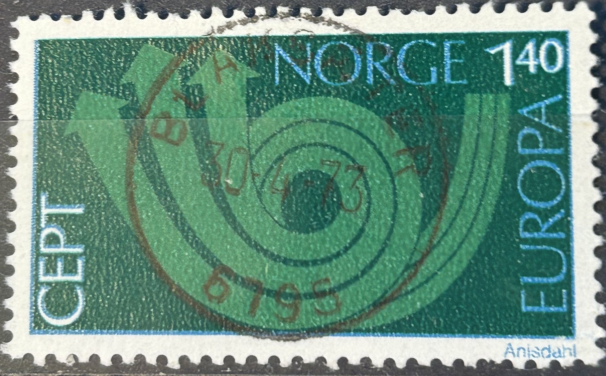 NK 709. PRAKT=HOPLAND 30-4-73=