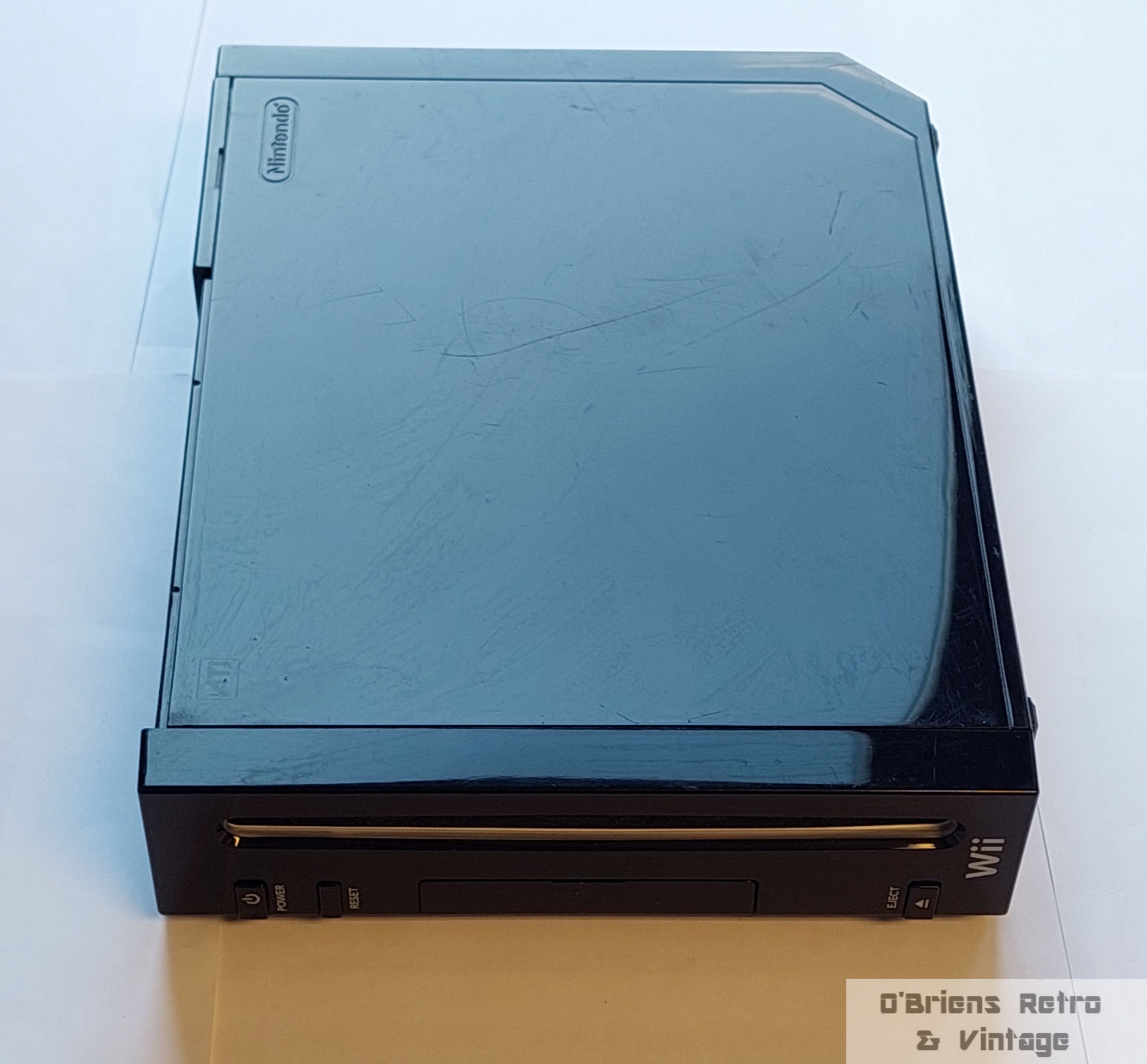 Sort Nintendo Wii konsoll (RVL-001) - Kun konsoll - Testet & Formatert