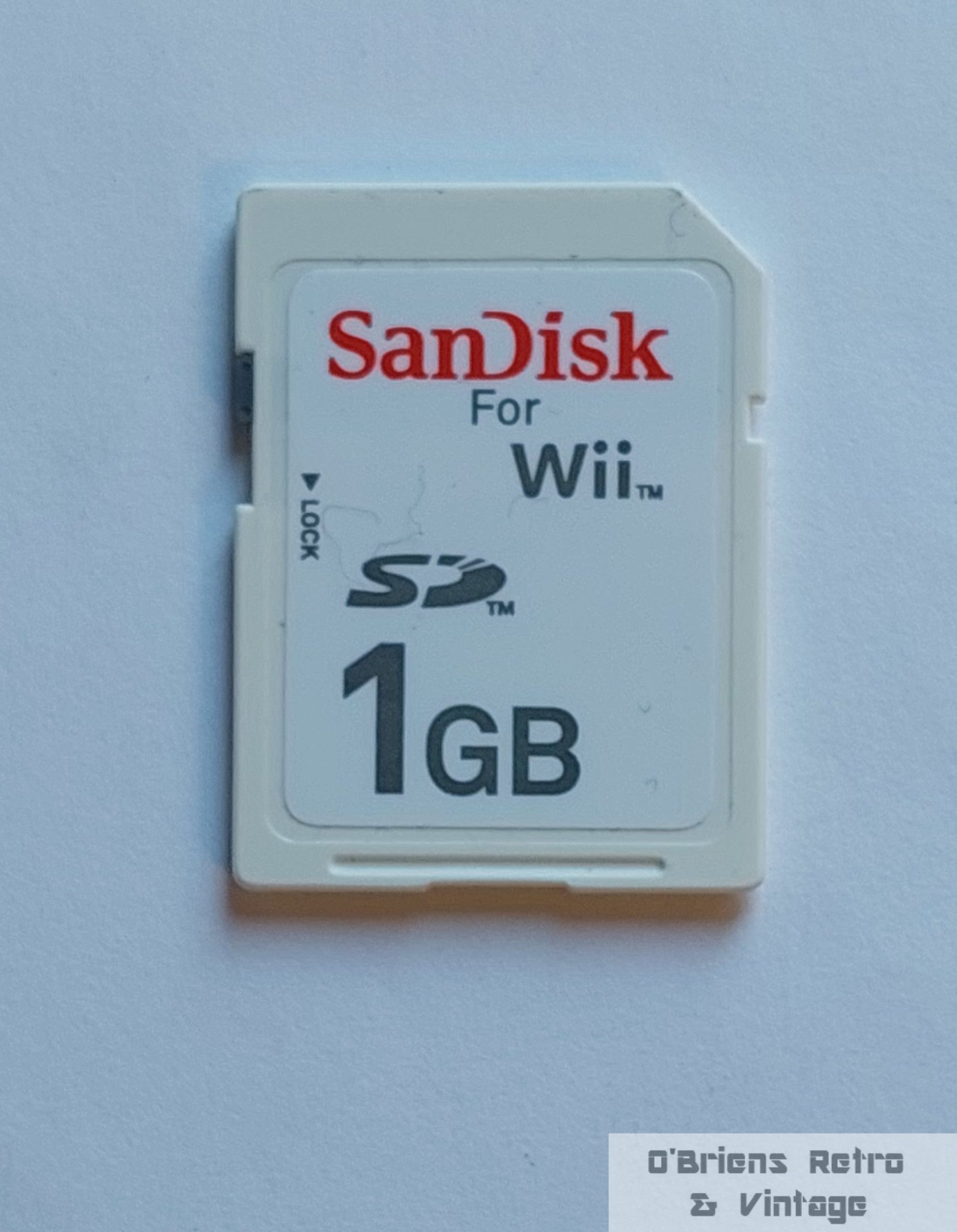 SanDisk 1 GB SD-kort for Nintendo Wii - Originalt