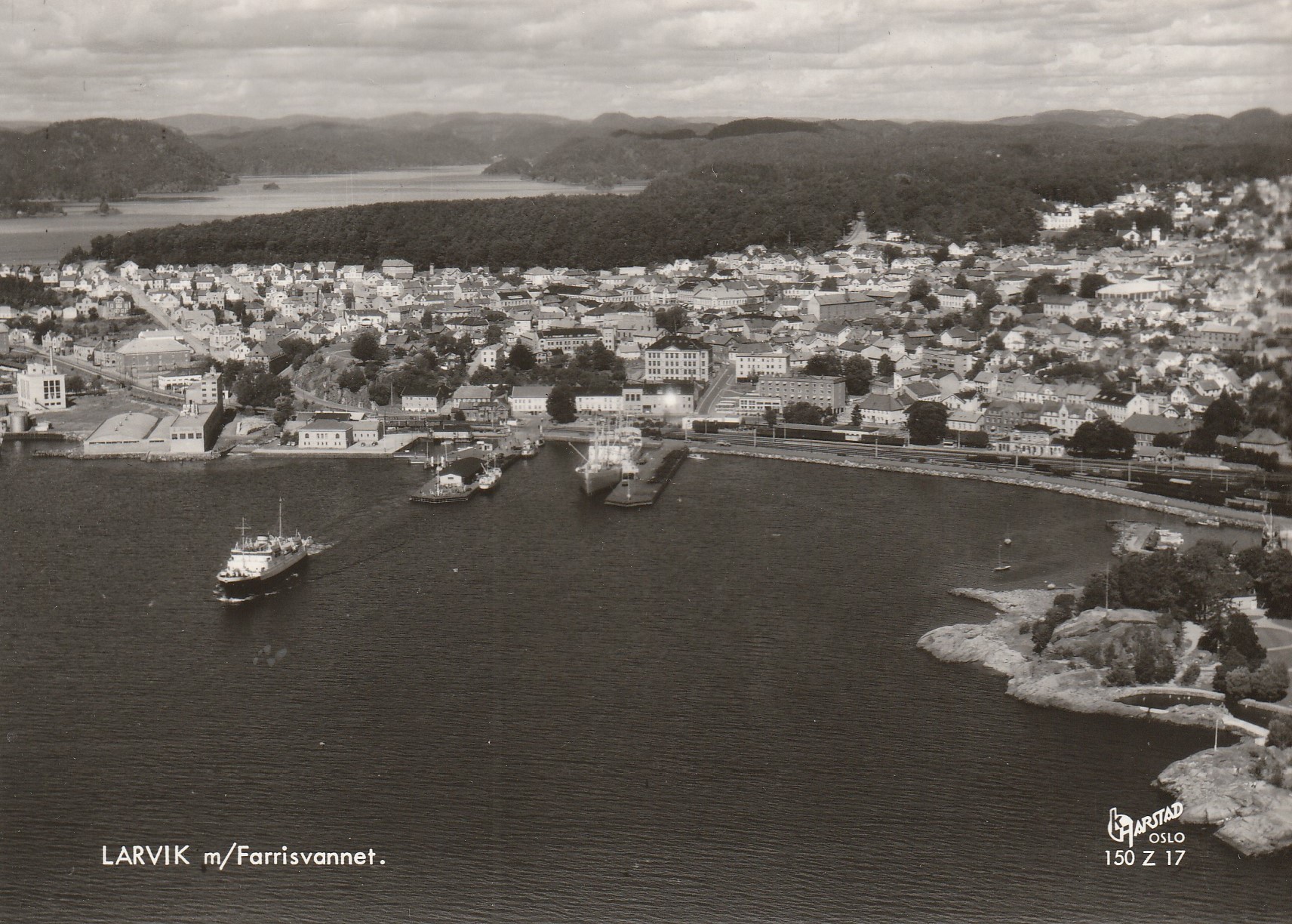 Larvik m Farrisvannet.  Harstad 150 Z 17
