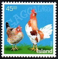Island Afa: 1025 - Islandske hushøns **