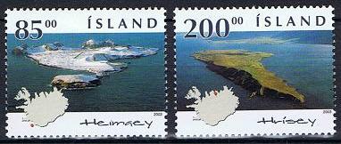 Island Afa: 1032-33 - Islandske øyer **