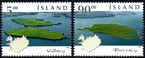 Island Afa: 1067-68 - Islandske øyer **