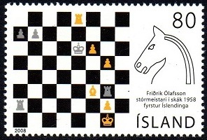 Island Afa: 1189 - Fridrik Olafsson stormester i sjakk **