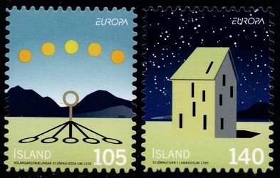 Island Afa: 1223E-24E - Europamerker **
